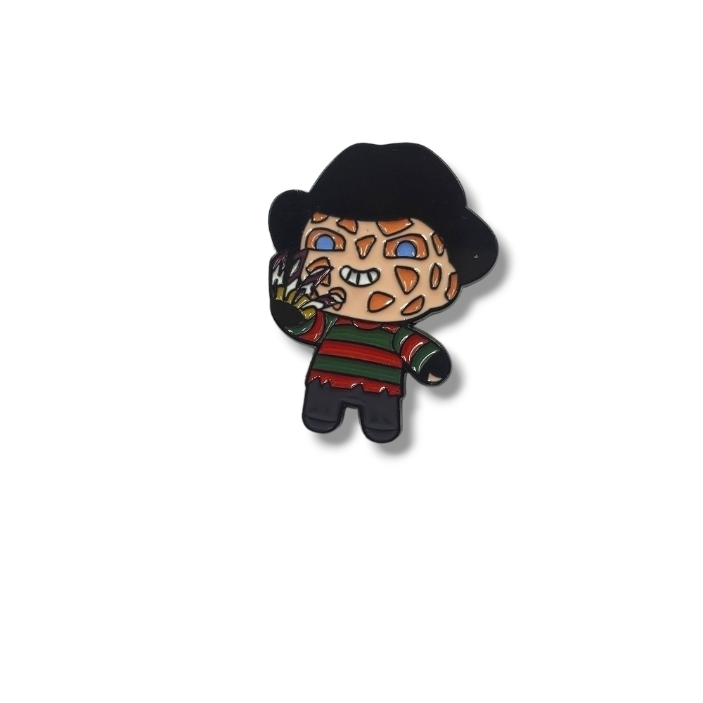 Chibi Freddy Kruger Nightmare on Elm Street Horror Movie Pin/Brooch